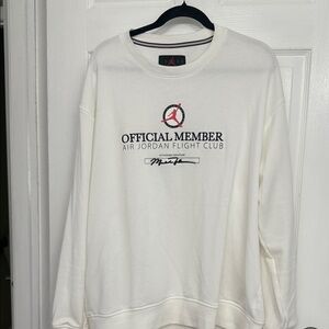 Jordan Cream Crewneck Men's Sweater